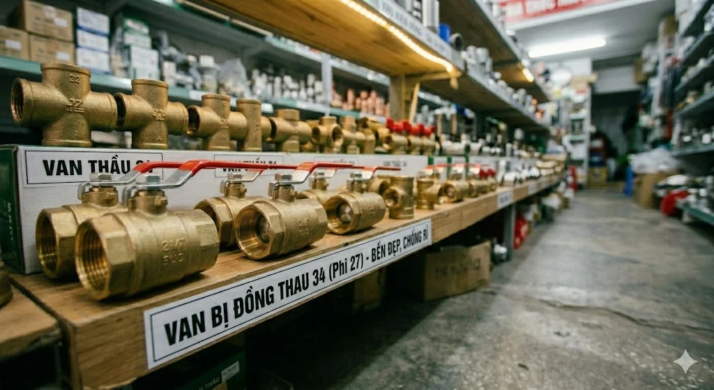 Các thông số kỹ thuật quan trọng của van thau 3 4 