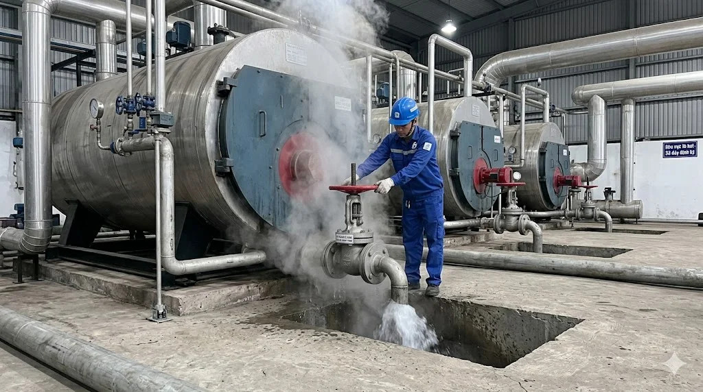 Cách chọn van xả lò hơi đúng kỹ thuật