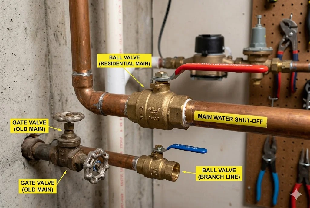 Cách chọn water shut off valve types phù hợp