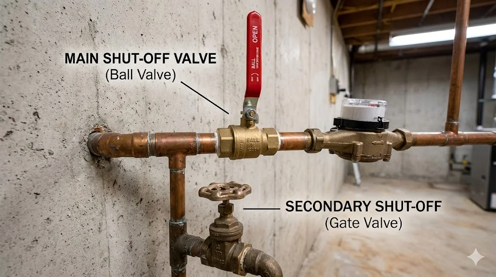 Water main shut off valve là gì