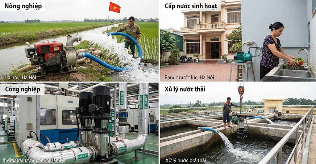 Các thông số kỹ thuật quan trọng của water pump