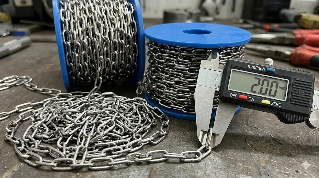 Khái niệm xích inox 2 mm