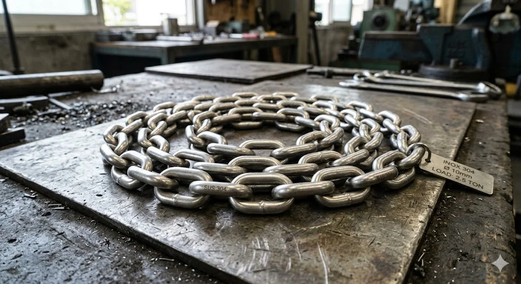 Xích inox 304 Φ 10 là gì