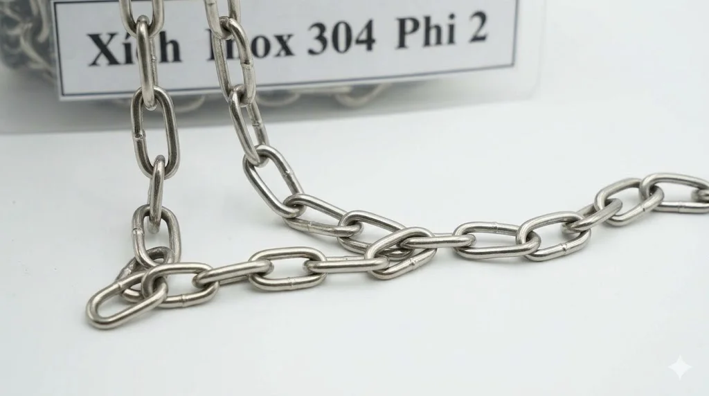 Xích inox 304 Φ 2 là gì