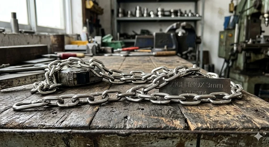 Khái niệm xích inox 3 mm