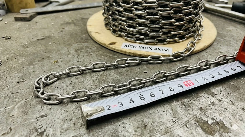 Khái niệm xích inox 4 mm
