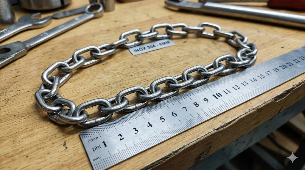 Khái niệm xích inox 6 mm
