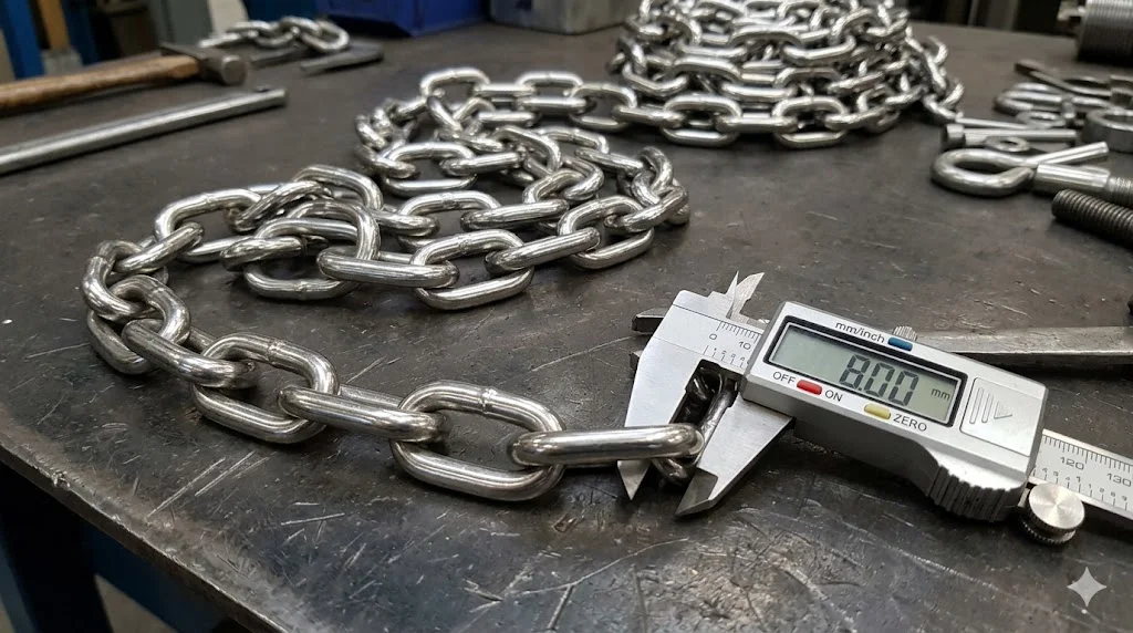 Khái niệm xích inox 8 mm