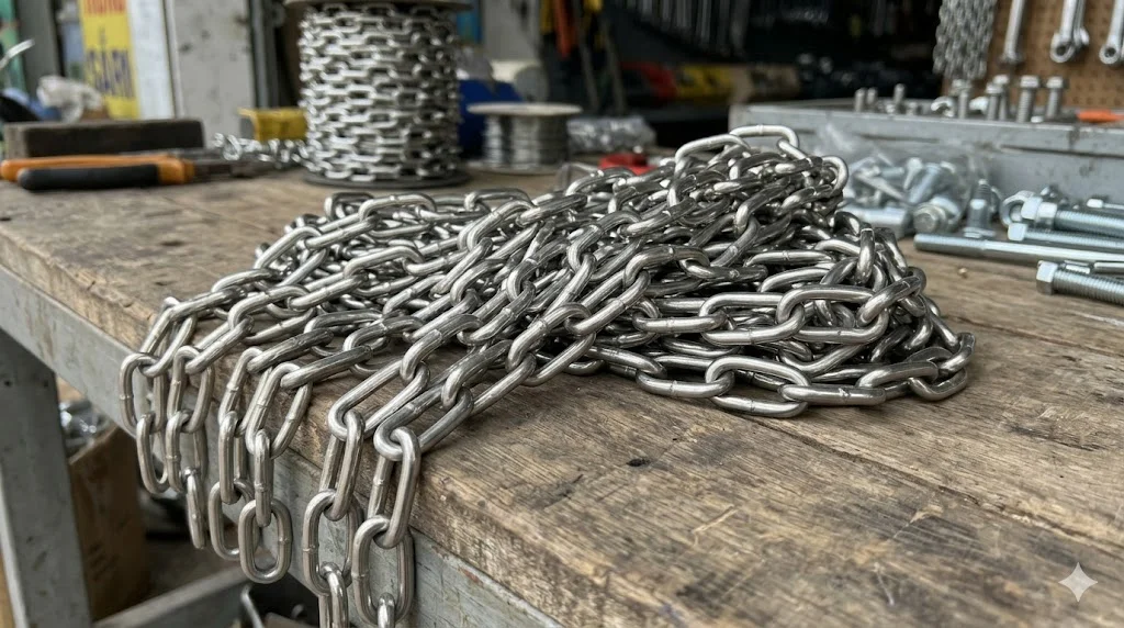 Khái niệm xích inox Φ 6