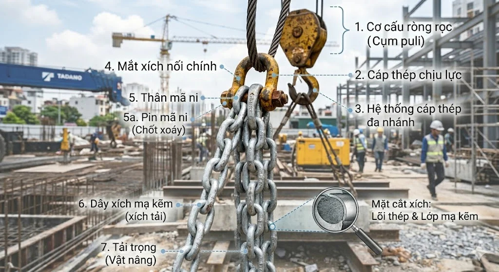 Phân loại xích mạ phổ biến