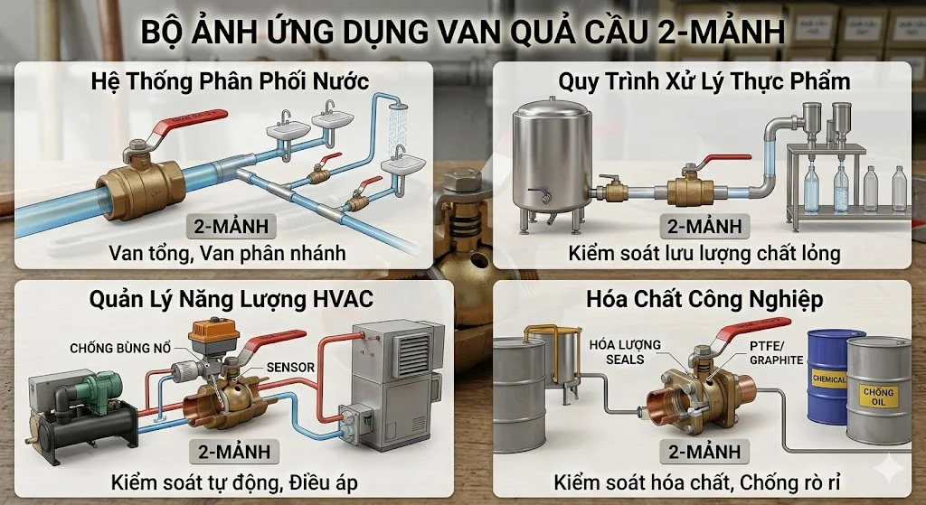 Thông số kỹ thuật 2 ball valve