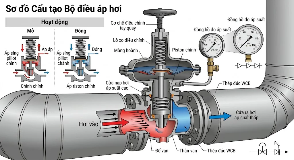 Các loại bộ điều áp phổ biến