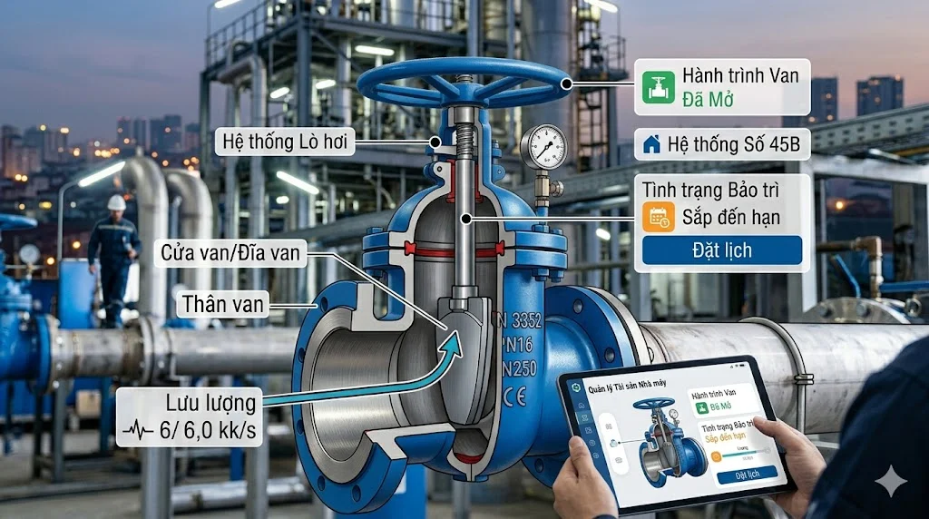 Thông số kỹ thuật DIN gate valve
