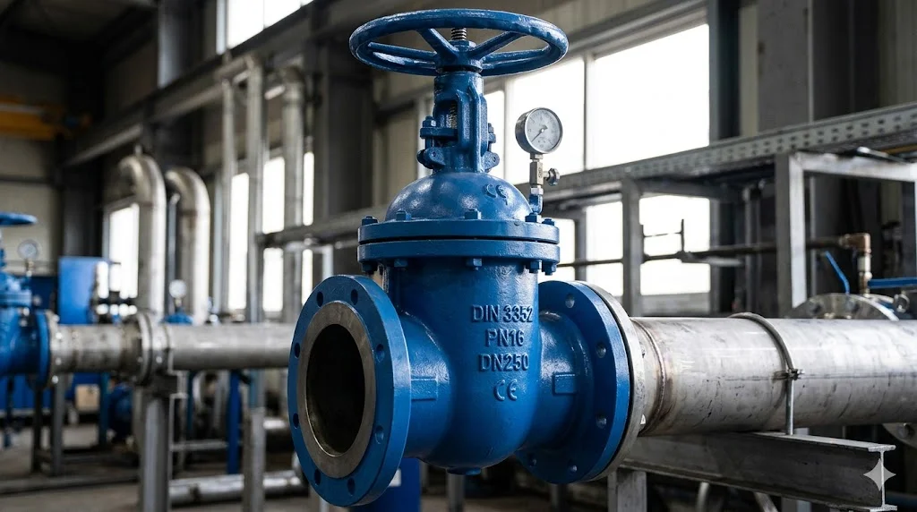 Khái niệm DIN gate valve và đặc điểm nổi bật
