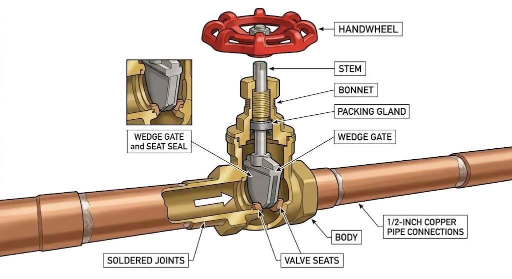 Gate valve inch và ứng dụng thực tế