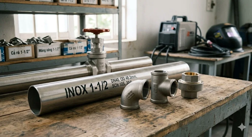 Khái niệm inox 112 trong hệ thống đường ống