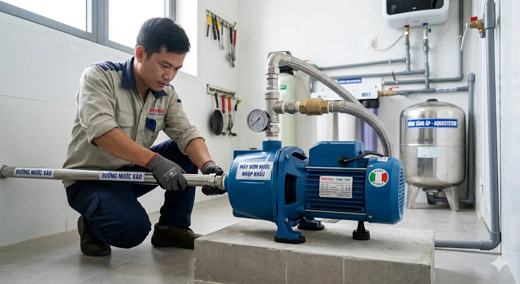 Khái niệm máy bơm nhập khẩu và đặc điểm nổi bật