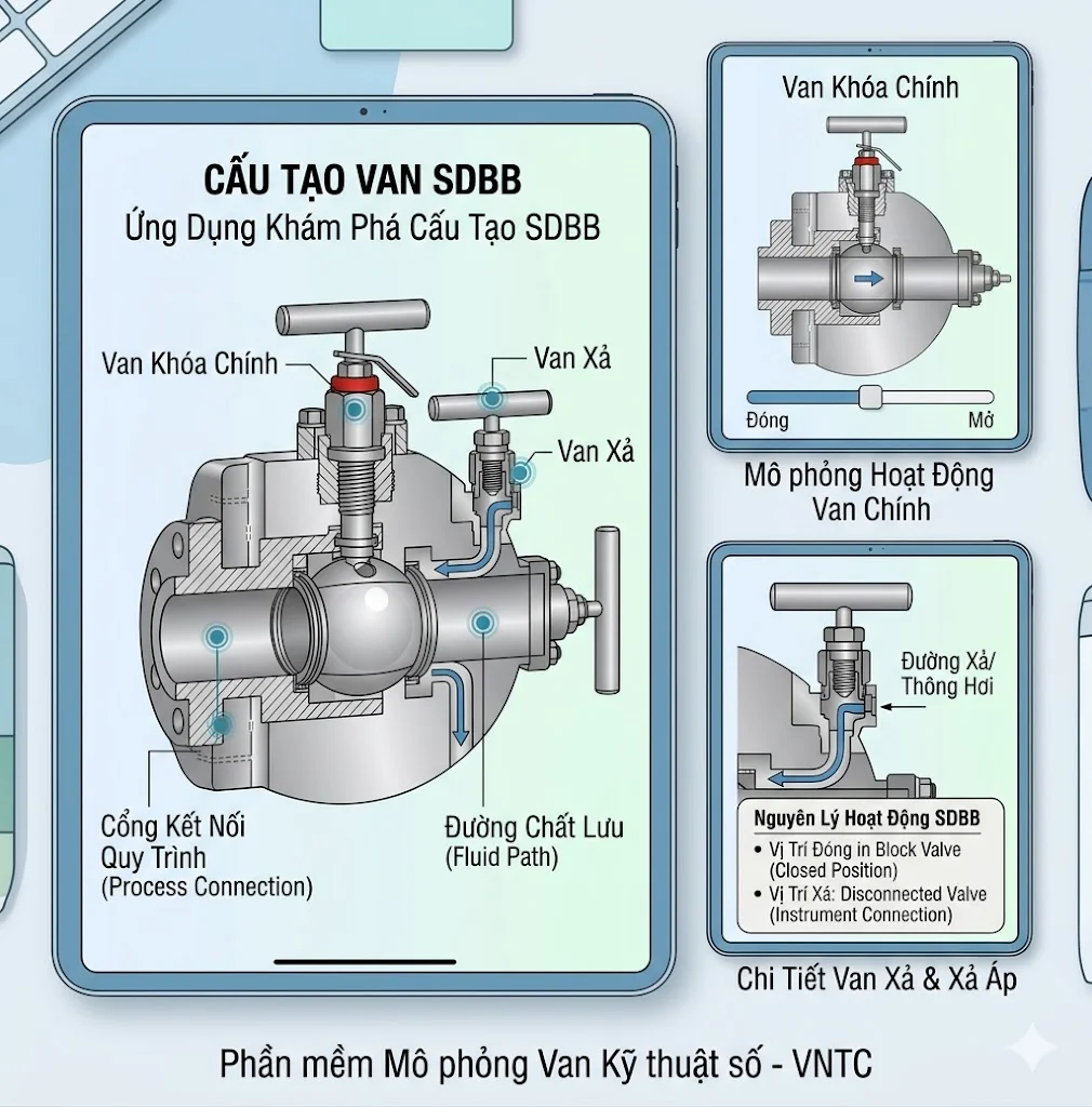 Cấu tạo và nguyên lý hoạt động SDBB valve