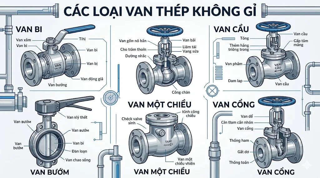 Khái niệm Stainless Steel Valve và đặc điểm nổi bật