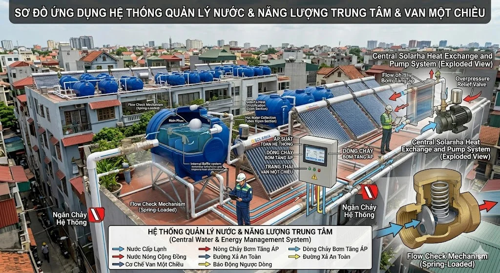 Cách chọn van một chiều cho bồn nước đúng kỹ thuật