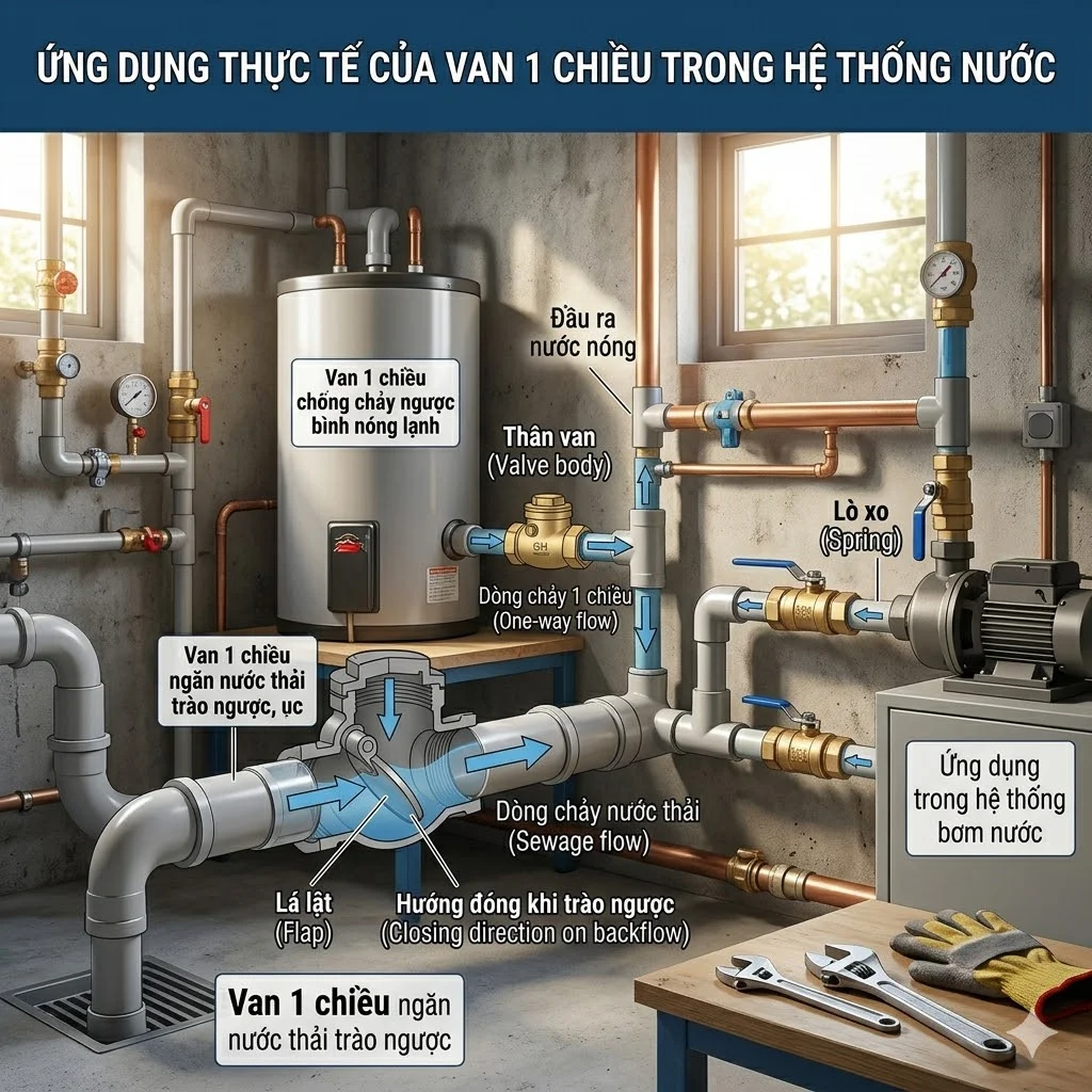 Cách chọn nhà cung cấp van một chiều ống nước uy tín
