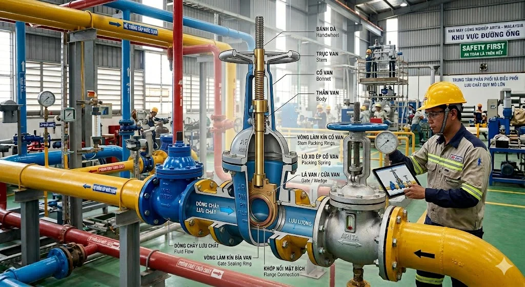 Thông số kỹ thuật cần quan tâm khi mua van công nghiệp Malaysia