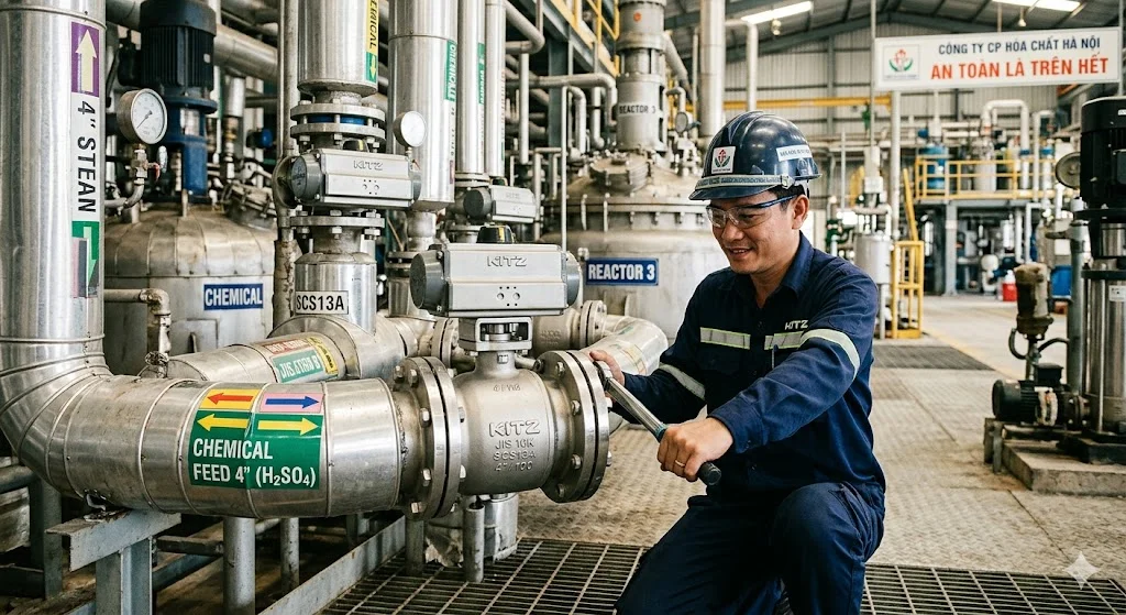Thông số kỹ thuật van công nghiệp Kit