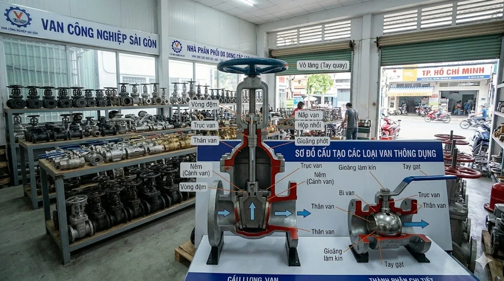 Van công nghiệp TP HCM và ứng dụng thực tế