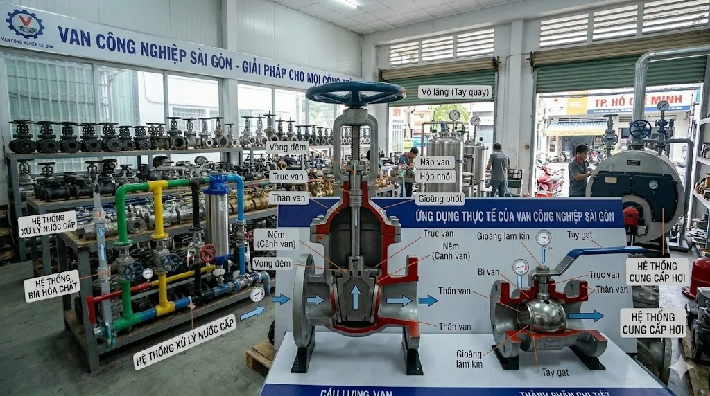 Thông số kỹ thuật cần quan tâm khi mua van công nghiệp
