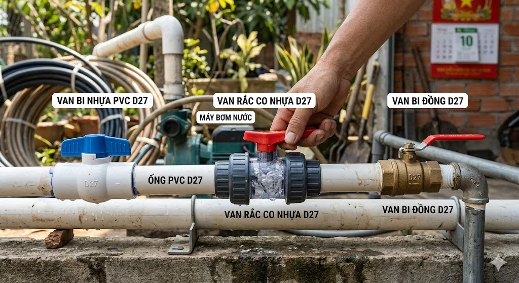 Khái niệm van khóa D 27 và đặc điểm nổi bật