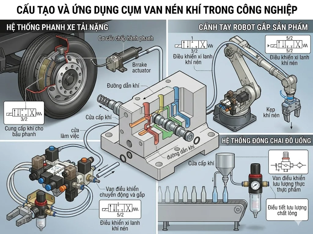 Thông số kỹ thuật van nén