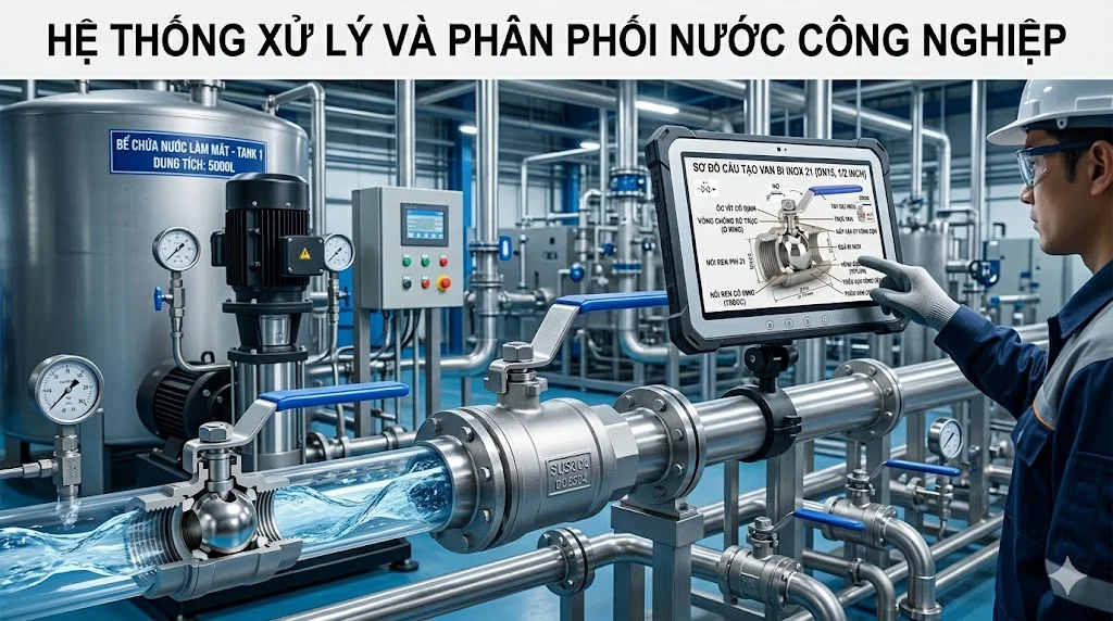 Lợi ích khi sử dụng van nước inox