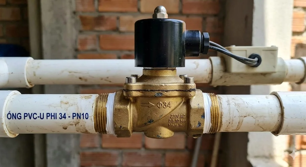 Khái niệm van nước điện từ Φ 34 và đặc điểm nổi bật