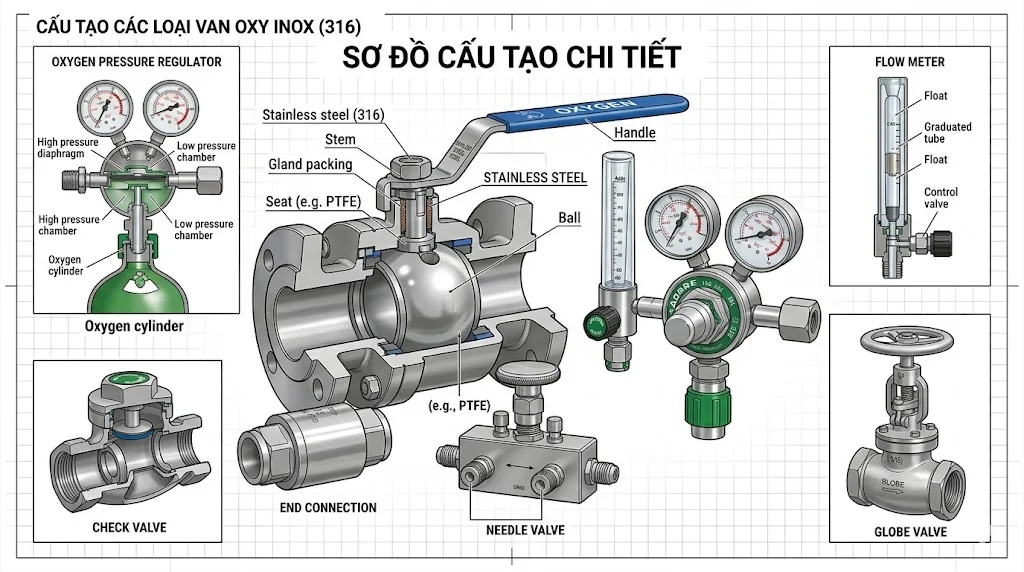 Van oxi inox và ứng dụng thực tế
