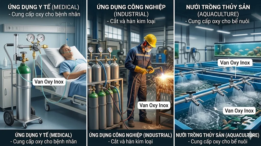 Thông số kỹ thuật cần quan tâm khi mua van oxi