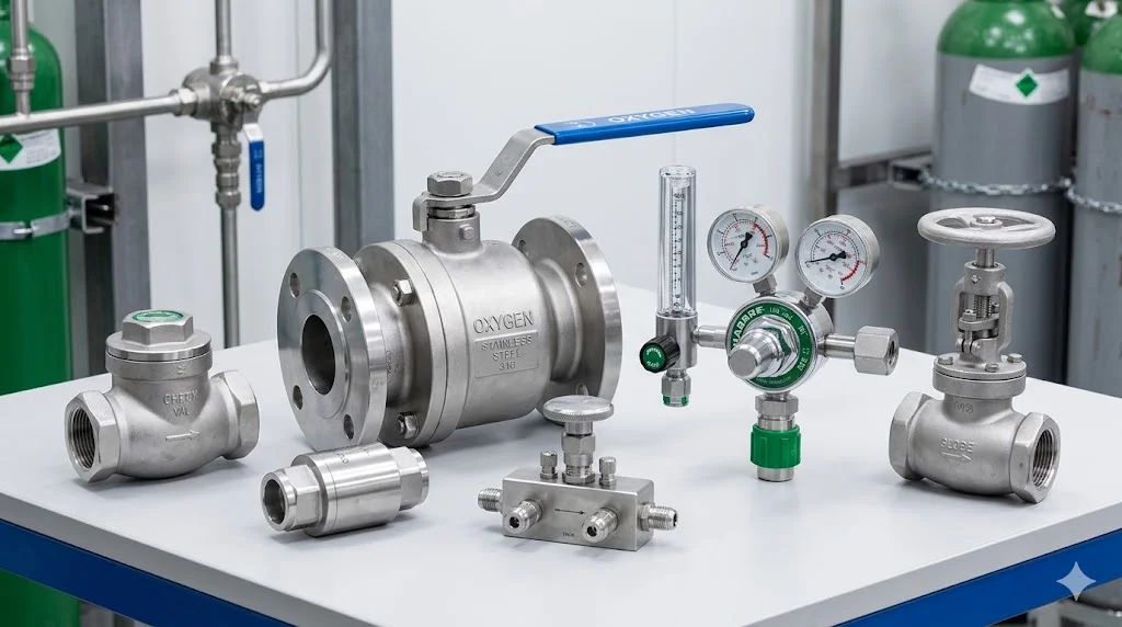 Khái niệm van oxi inox trong thực tế