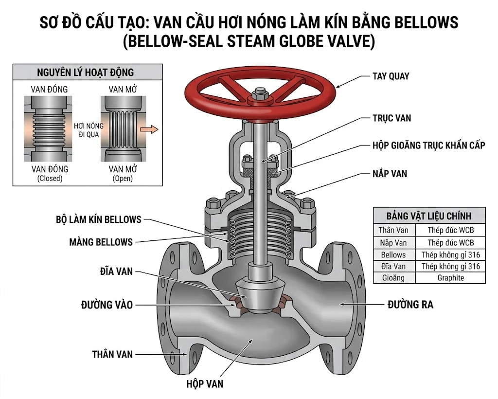 Van chuyên dùng cho hơi và ứng dụng thực tế