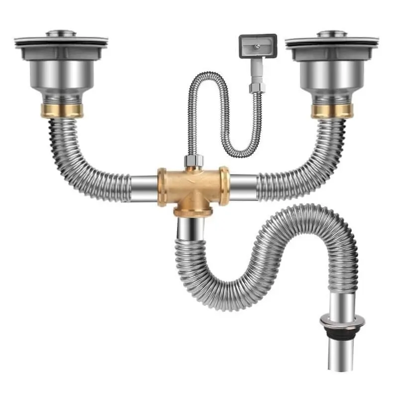 bộ xi phông bằng inox