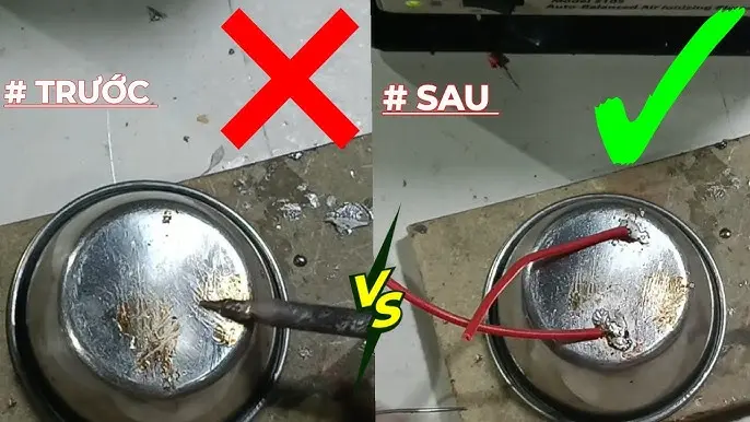 cách hàn chì vào inox 1