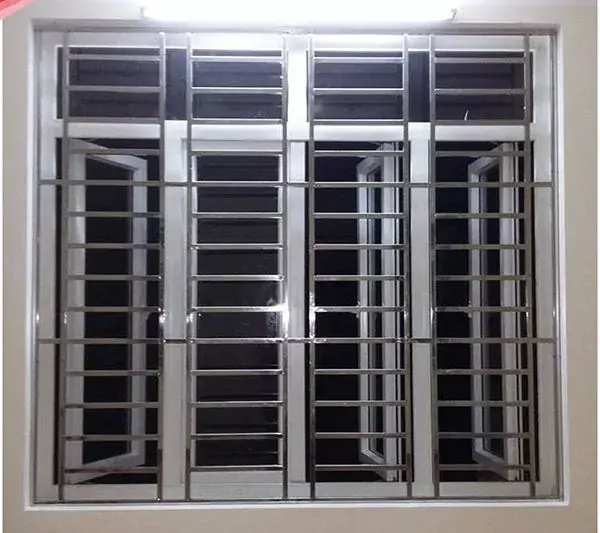 chấn song cửa sổ inox tròn 2