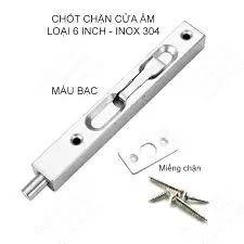chốt cửa thông minh inox