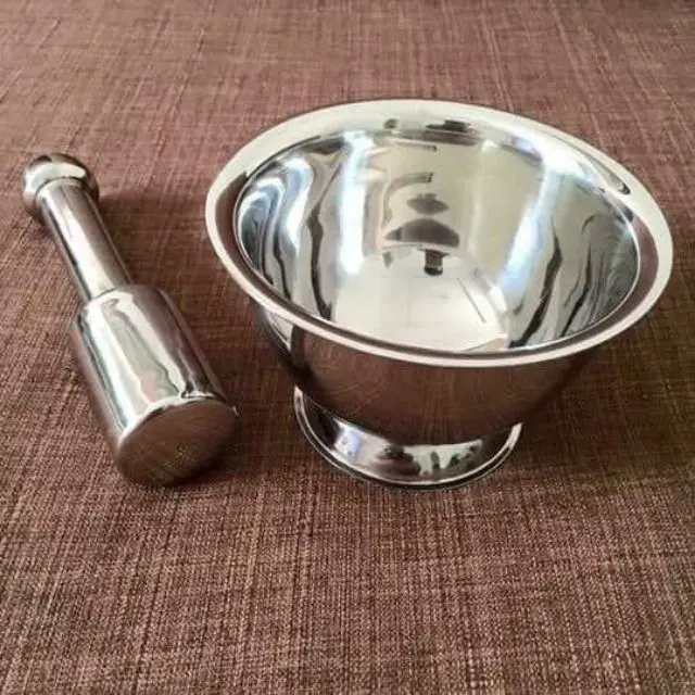 cối giã inox 1