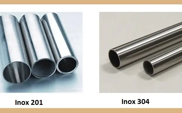 giá inox 201 và 304 1