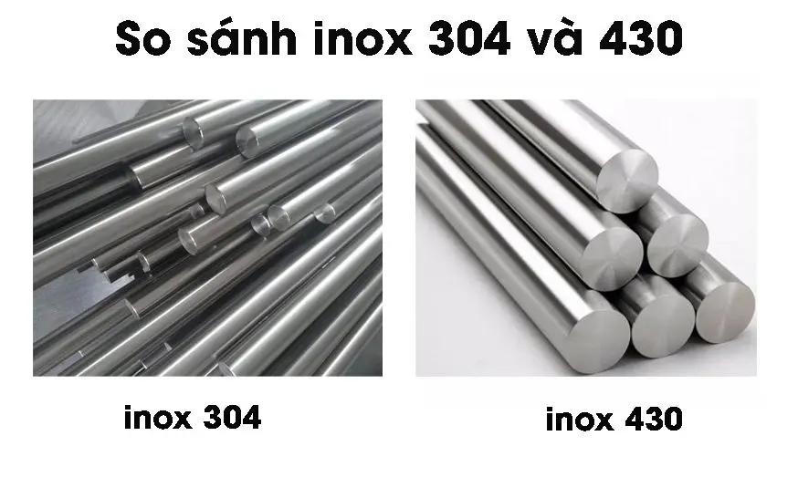 inox 304 và 430 cái nào tốt hơn