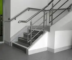 tay vịn cầu thang inox tròn