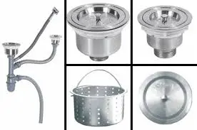xi phông bồn rửa inox 2 hố cao cấp 1