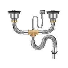xi phông chậu rửa bát inox