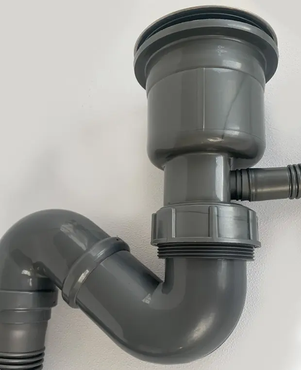 xi phông chậu rửa bát inox 1